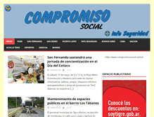 Tablet Screenshot of compromisosocial.com.ar